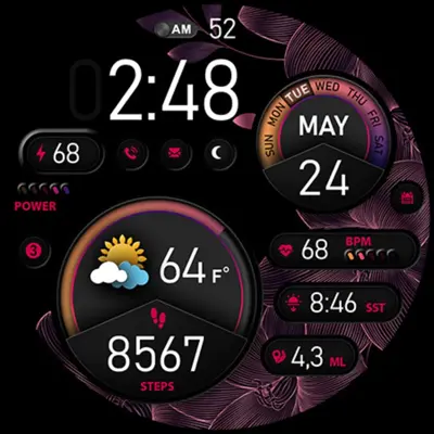 PER015 - Luna Watch Face android App screenshot 0