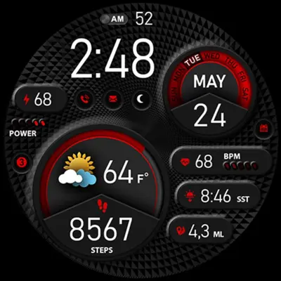 PER015 - Luna Watch Face android App screenshot 6